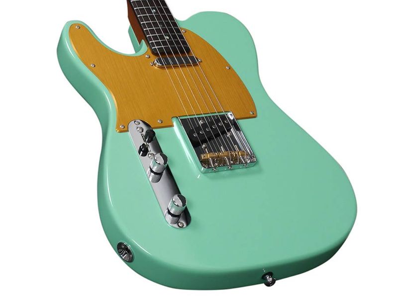 Sire T7L/MLG Larry Carlton lefty electric guitar T-style mild green
