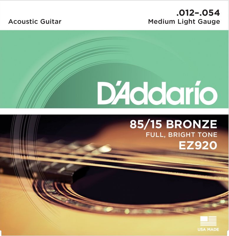 D'Addario EZ920 85/15 Bronze  012 - 054