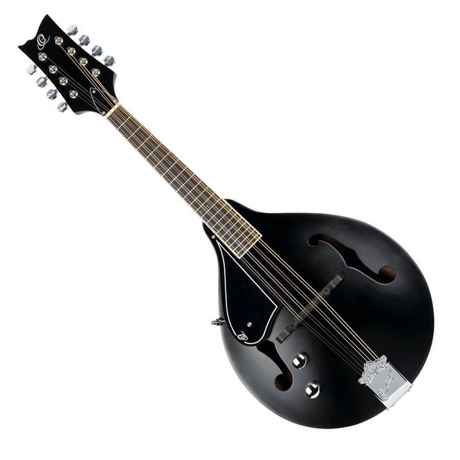 Hovedbilde Ortega RMAE40SBK-L Mandolin med mik, A-style, ...