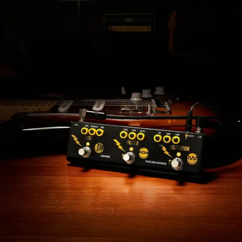 Donner Triple Threat gitar-multieffekt-pedalboard