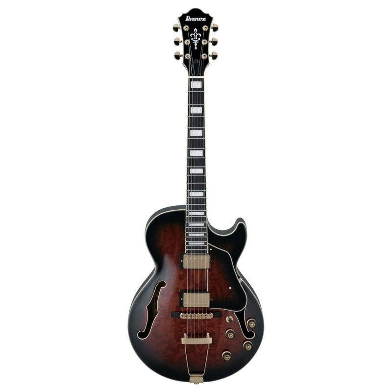 Ibanez AG95QA-DBS Dark Brown Sunburst