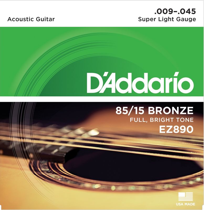 D'Addario Fretted EZ890 009-045