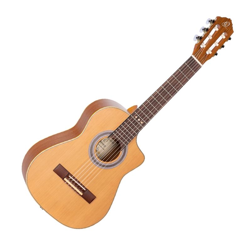 Ortega RQ39 Requinto Klassisk Gitar Solid Cedar Top