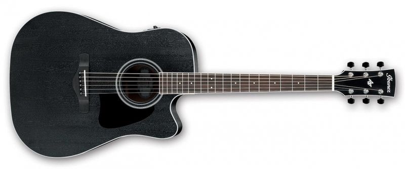 Ibanez AW84CE Weathered Black
