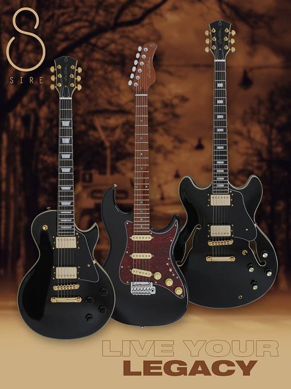 Sire S7V/BK Vintage Series Larry Carlton electric guitar S Vintage style black