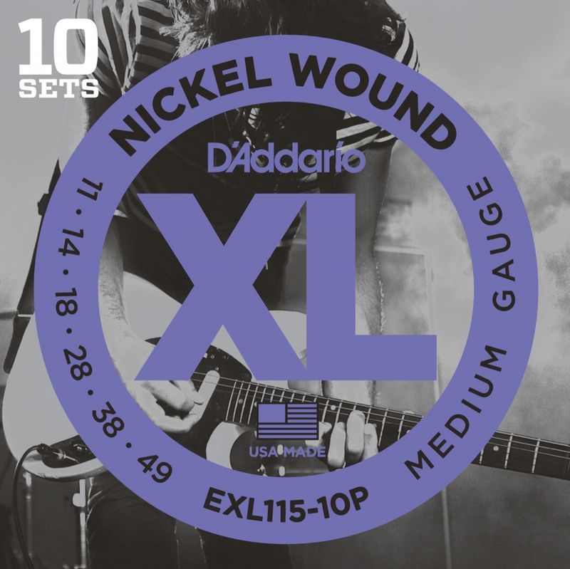 Daddario EXL 115 11-49 10-Pack