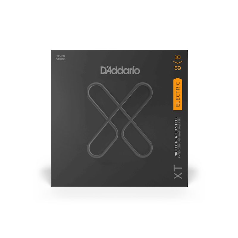D'Addario Fretted XTE1059 Strengesett 7-str. Elgitar XT Coated 0
