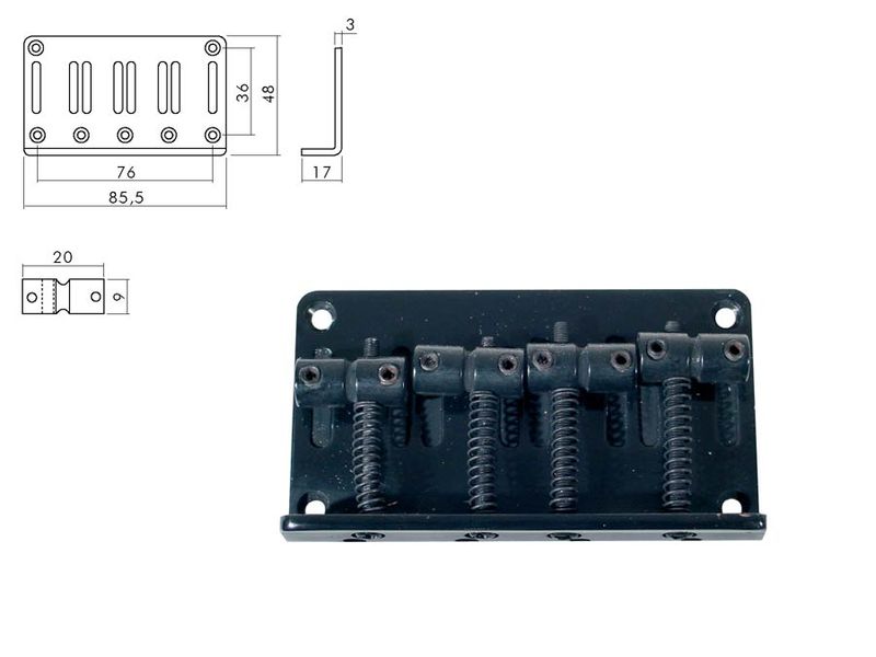 Boston BB-134-B bridge-tailpiece
