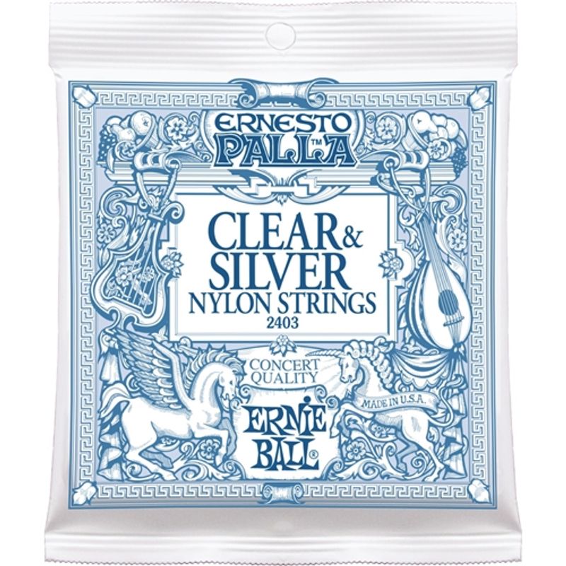 Ernie Ball 2403 Clear & Silver Nylon strings