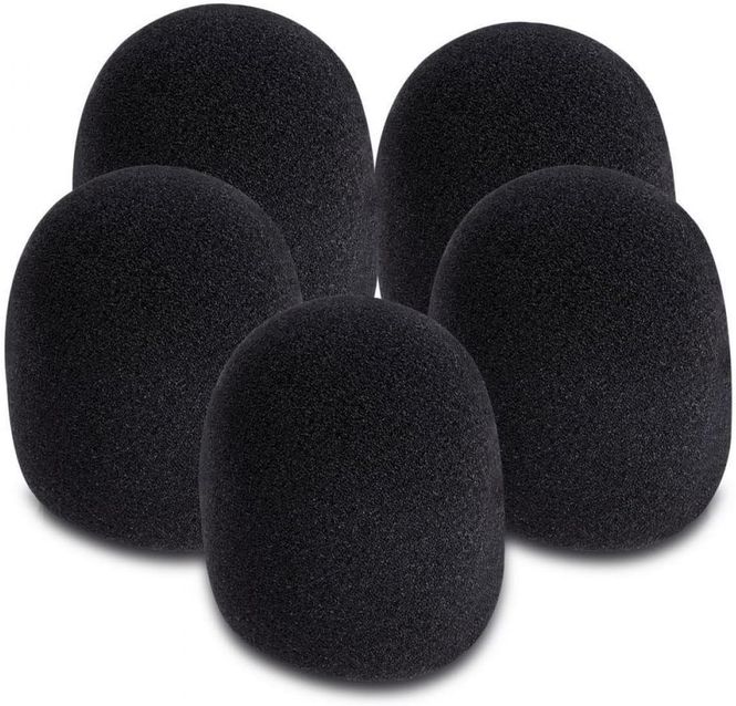 Hovedbilde Boston Mikrofon Vindhette 5-pack