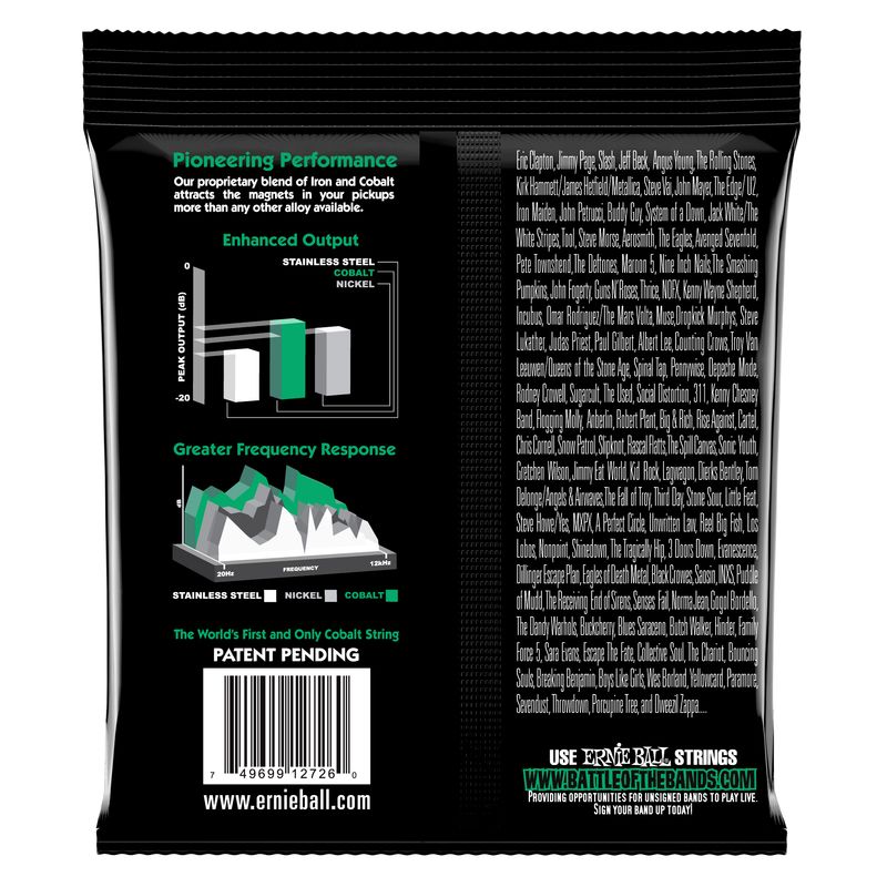 Ernie Ball 2726 Cobalt Not Even Slinky