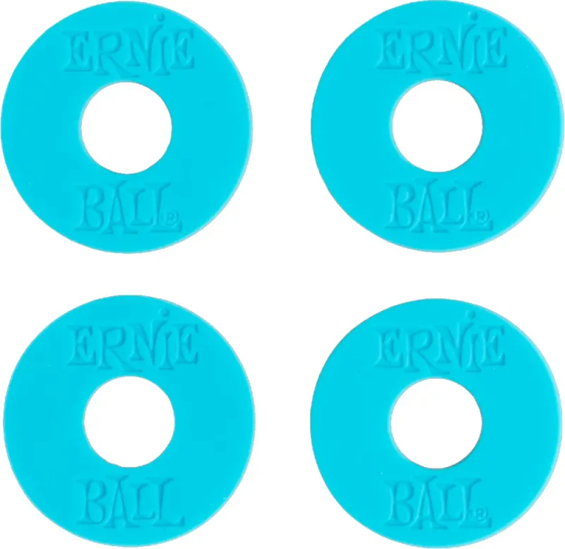 Ernie Ball 5619 Strap Blocks, Blue, 4 pc