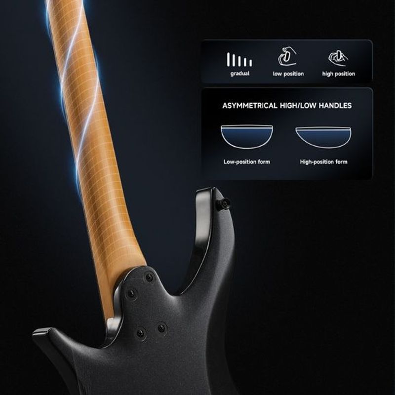 Donner NHL-500 Headless el-gitar black