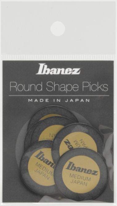 Hovedbilde Ibanez PPA1M-BK Round Shape Medium Black 6stk