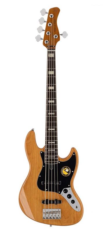 Sire V5R A5/NT Marcus Miller alder 5-string passive bass guitar natural