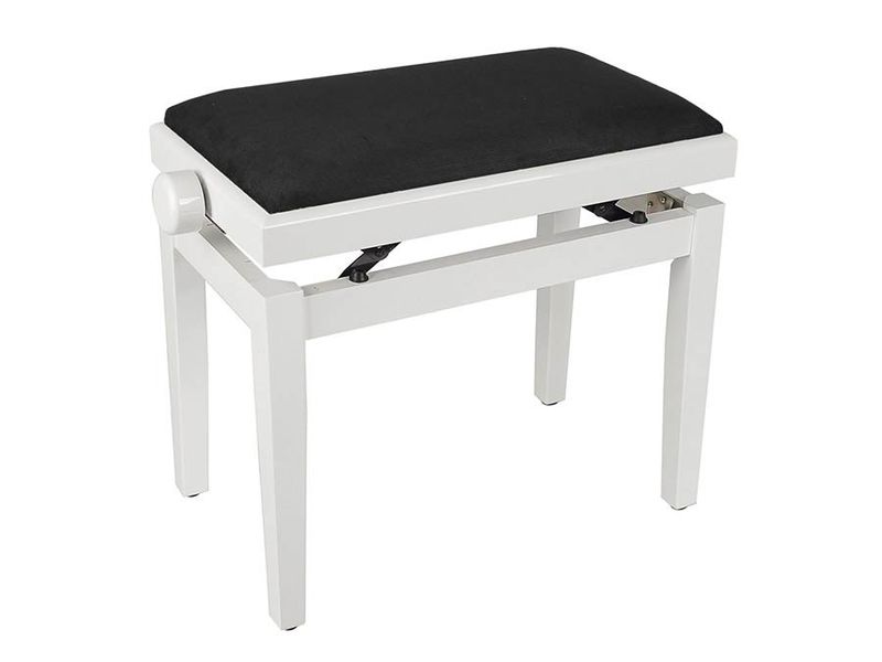 Boston PB1-3020 Regulerbar Pianokrakk Hvit Blank
