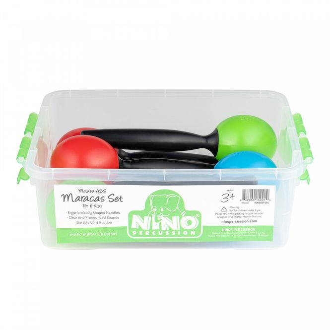 Hovedbilde Nino NINOSET575 Maracas Shaker Set, medium, 6 ...