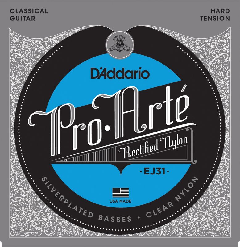 Daddario Fretted EJ31 Nylonstrenger Hard Tension